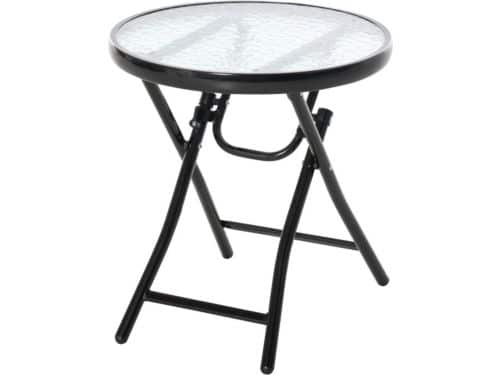 Tuintafel met glazen blad - Tafel - Tuinmeubelen - Bistroset
