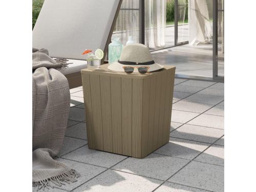 Tuintafel met opbergvak - Balkontafel bijzettafel - Buiten opbergen
