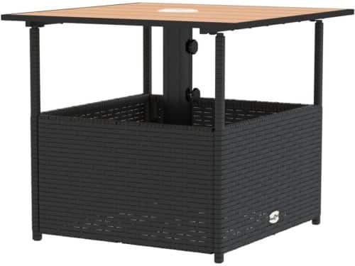 Tuintafel met parasolgat - Balkontafel bijzettafel - Buiten ontspannen