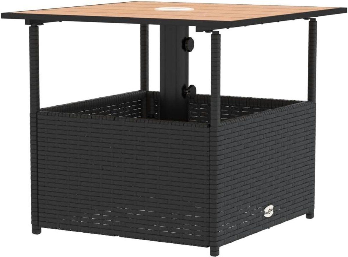 tuintafel met parasolgat balkontafel bijzettafel buiten ontspannen