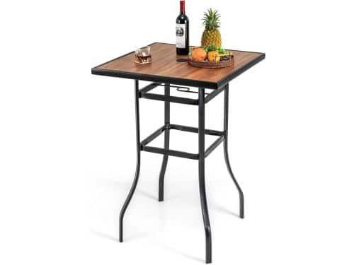 Tuintafel Metaal - Balkontafel Bartafel - Buiten Genieten - Met