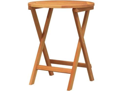 Tuintafel Rond - Balkontafel Klaptafel - Buiten Zitten - Massief