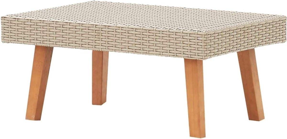 tuintafel rotan bijzettafel buiten terras decoratie weerbestendig