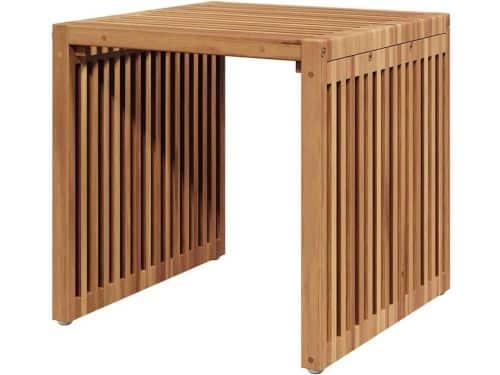 Tuintafel teak - Buiten bijzettafel - Terras ontspanning - Weerbestendig