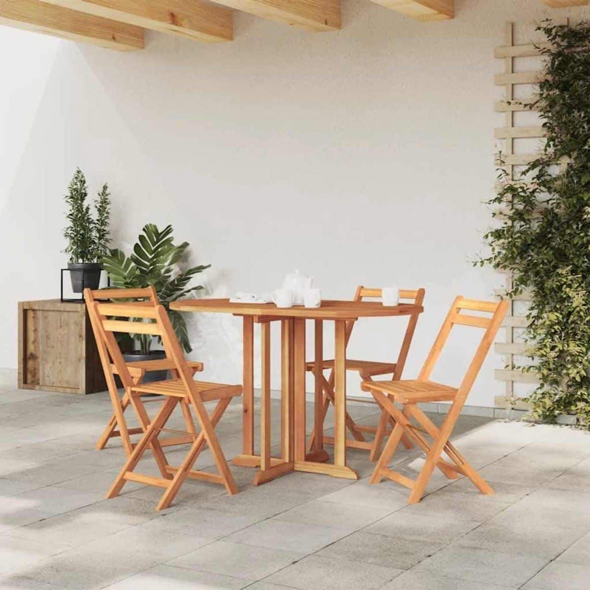 tuintafel teakhout klaptafel buiten buiten eten inklapbaar