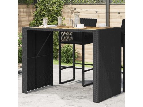 Tuintafel - Terrastafel Bijzettafel - Buitenleven Ontspannen - Houten Oppervlak