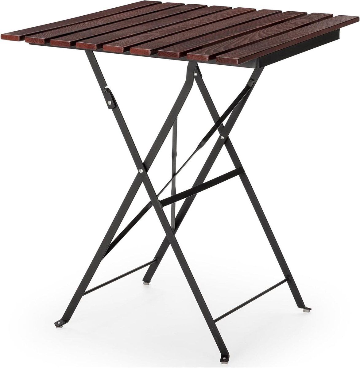 tuintafel vierkant balkontafel klaptafel buiten zitten hout