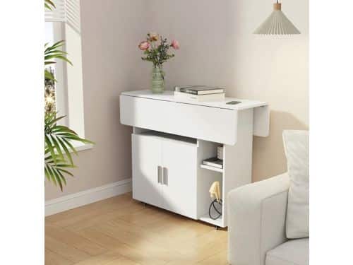Uitklaptafel - Klaptafel - Uittrekbare Tafel - Eettafel - Vouwtafel