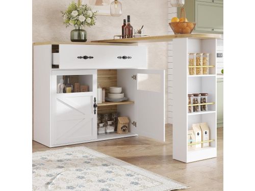 Uitschuifbare Bartafel - Keuken Eiland - Multifunctioneel Gebruik - 360