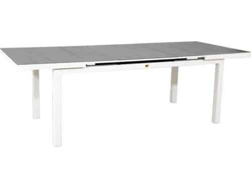 Uitschuifbare dining tafel Plainfield Sky White