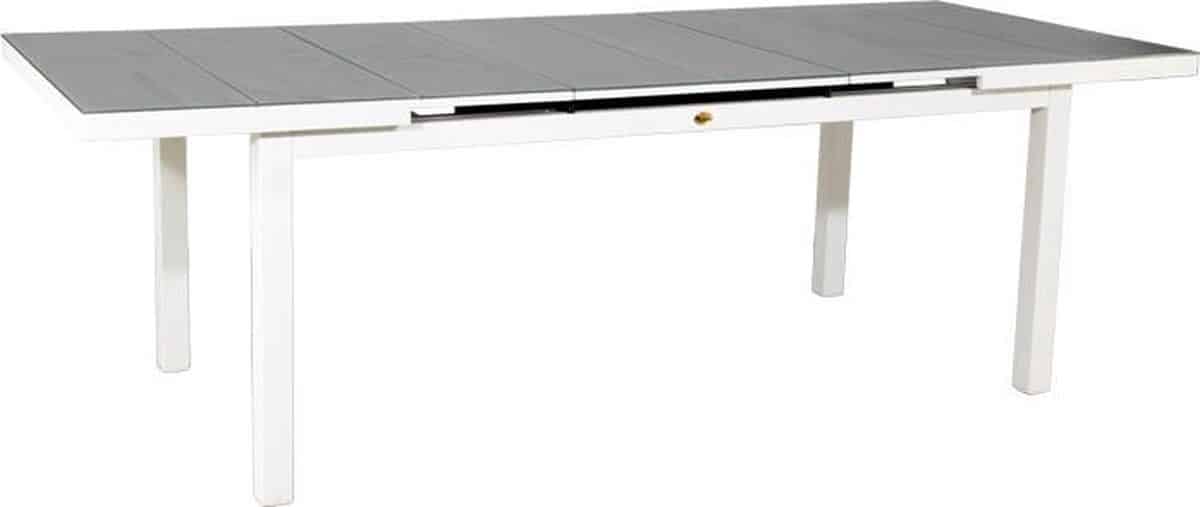 uitschuifbare dining tafel plainfield sky white