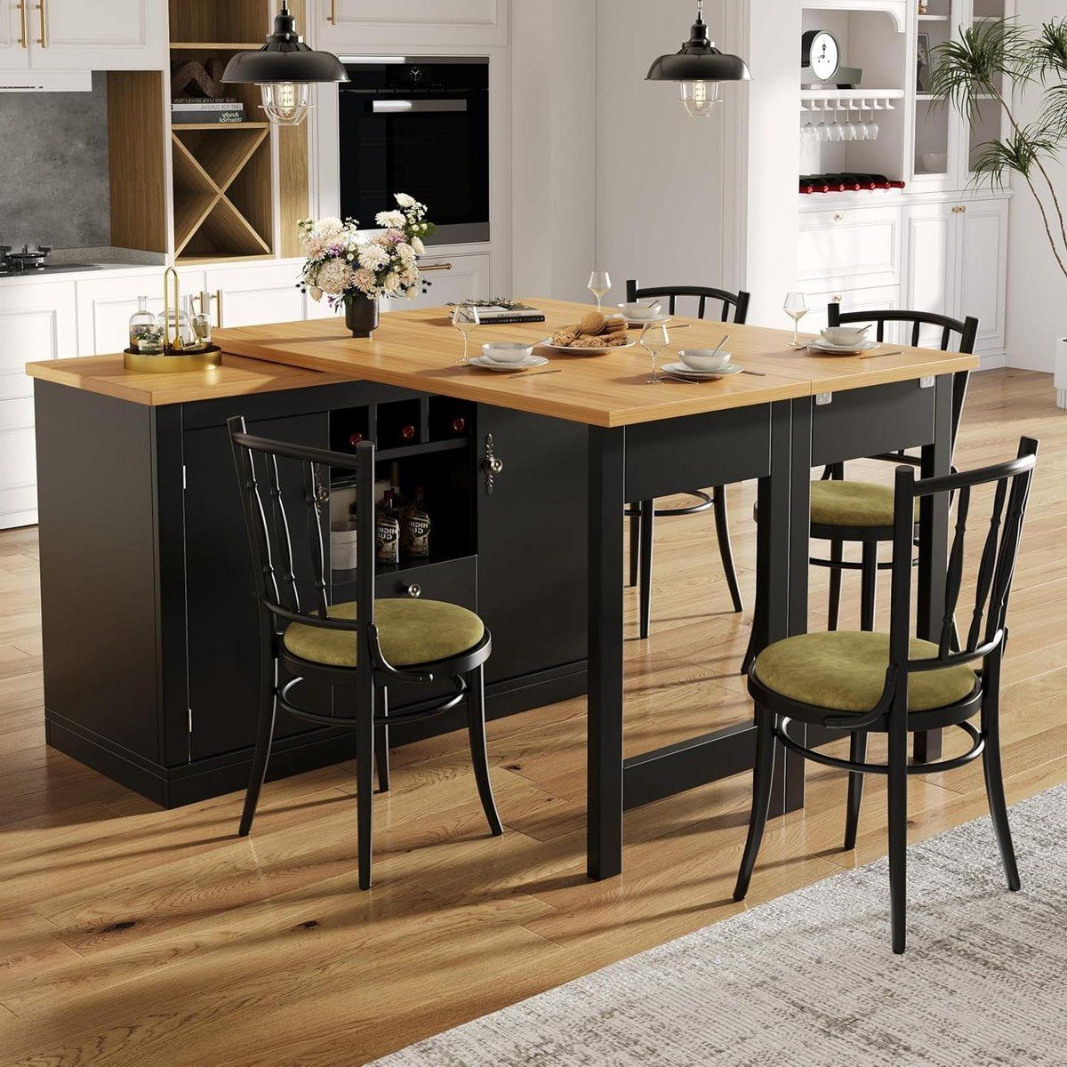 uittrekbare bartafel draaibare tafel eten & werken