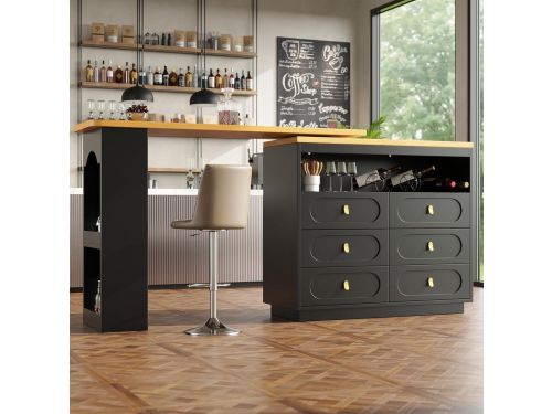 Uittrekbare Bartafel - Draaibare Tafel - Flexibel Wonen - 360