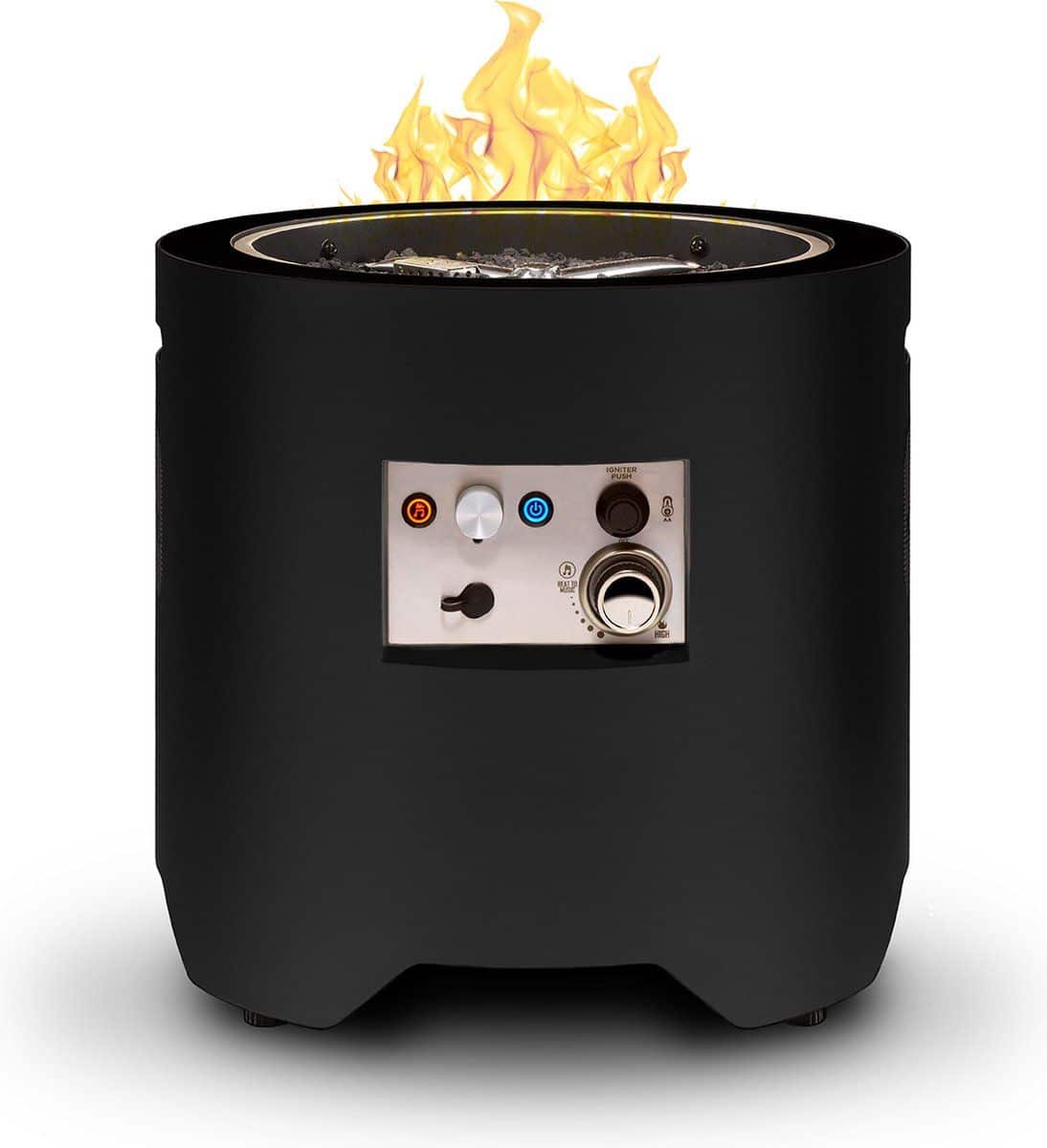 ukiah voyager tuinhaard met bluetooth speaker draagbare terrashaard met