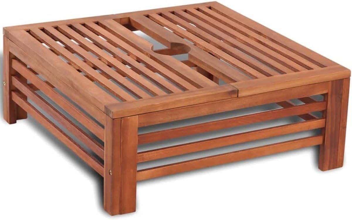 universele basis voor parasolvoet houten decoratie en bescherming