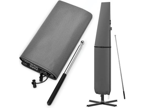 Universele Beschermhoes Zweefparasol Ø350cm Telescopische Stang Parasol Parasolhoes Cover Afdekhoes