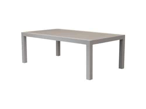 Vegas lounge tuintafel aluminium latte 120x70xH43 cm sintered stone