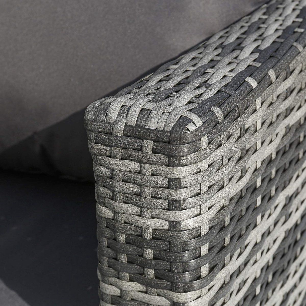 verona comfort luxe 4 persoons modulaire rattan hoek loungeset met salontafel
