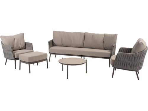 Vic Cannes stoel bank loungeset 5 delig organic terre Taste