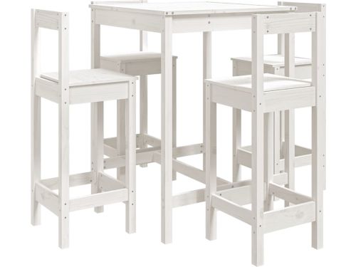 vidaXL - 5-delige - Barset - massief - grenenhout