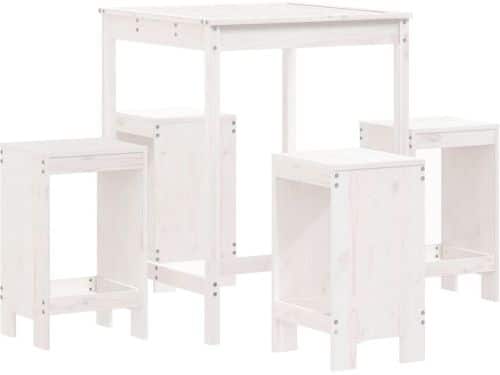 vidaXL - 5-delige - Barset - massief - grenenhout
