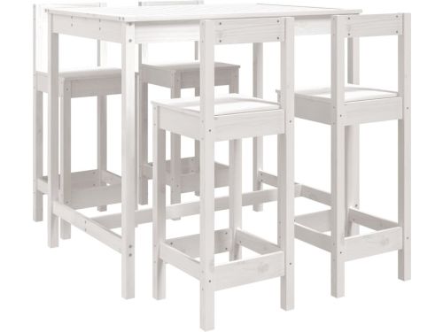 vidaXL - 5-delige - Barset - massief - grenenhout