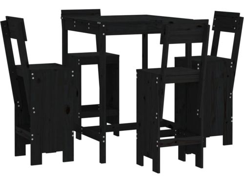 vidaXL - 5-delige - Barset - massief - grenenhout