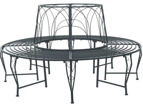 vidaXL - Boom - Bank - 8-Aantal - zitplaatsen
