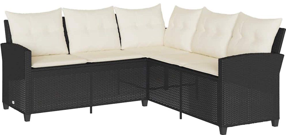 vidaxl loungebank met kussens l vormig