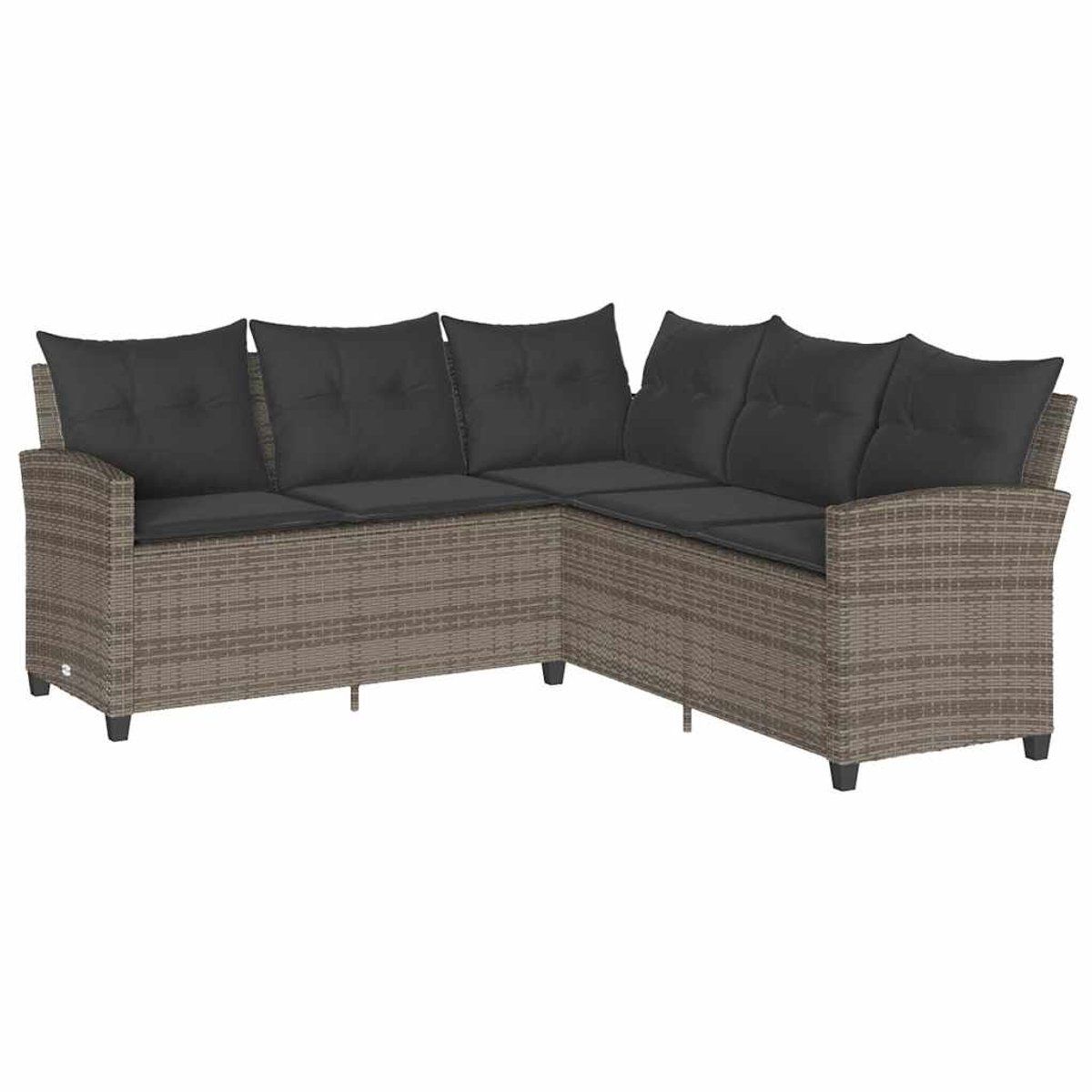 vidaxl loungebank met kussens l vormig