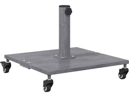 vidaXL - Parasolvoet - 26.75 - kg - Donkergrijze