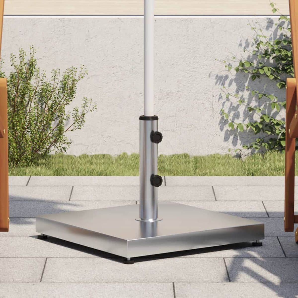 vidaxl parasolvoet voor stokken van
