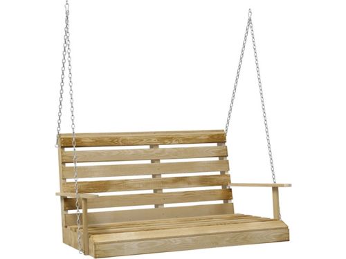 vidaXL - Schommelbank - 110 - cm - geïmpregneerd