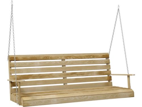 vidaXL - Schommelbank - 155x65x60 - cm - geïmpregneerd