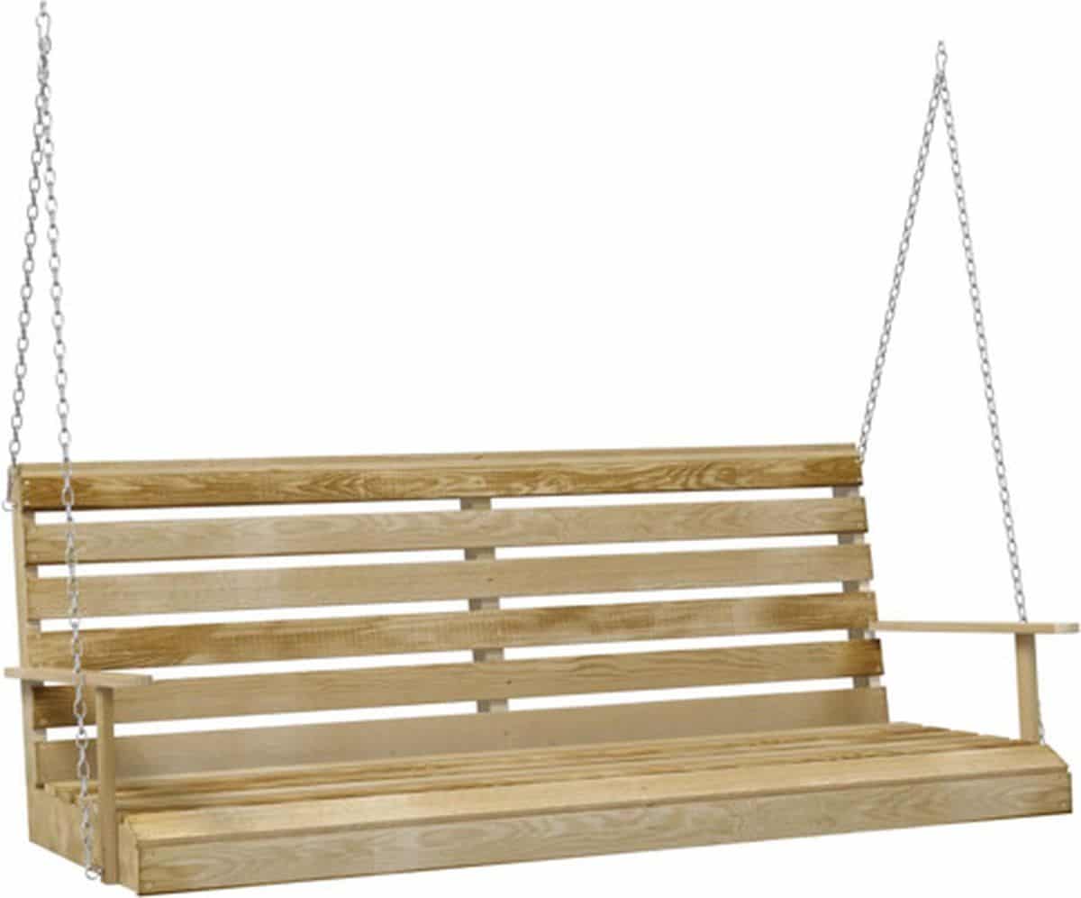 vidaxl schommelbank 155x65x60 cm geïmpregneerd