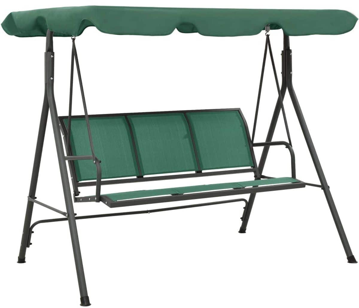 vidaxl schommelbank 170 cm textileen
