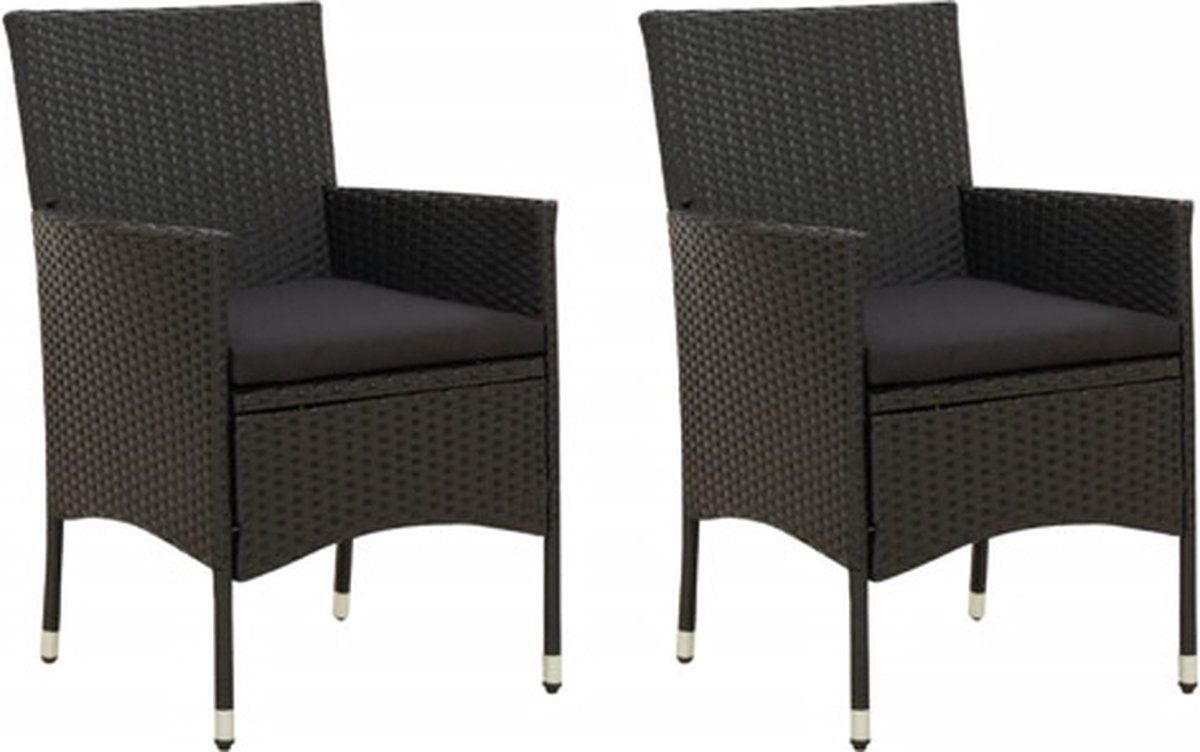 vidaxl tuinstoelen 2 st met