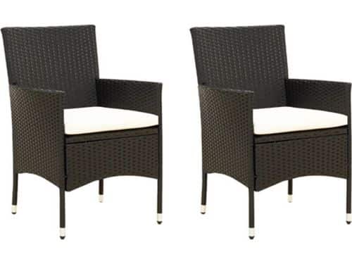 vidaXL - Tuinstoelen - 2 - st - met