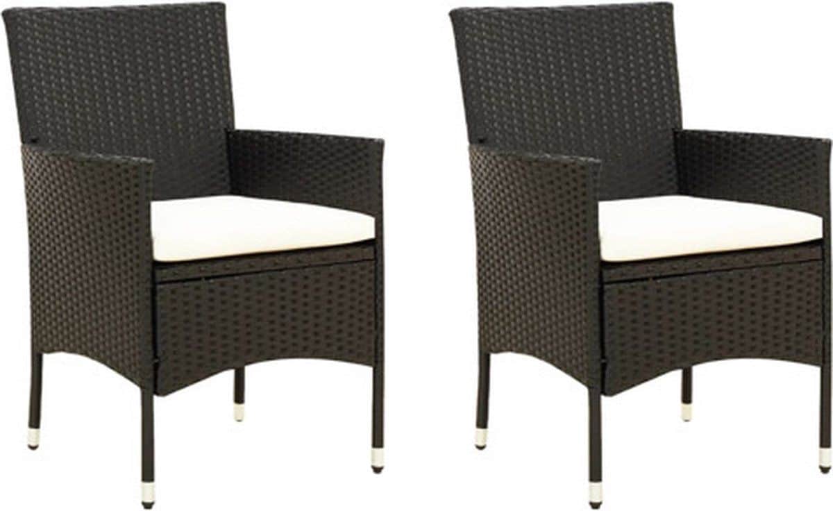 vidaxl tuinstoelen 2 st met