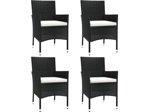 vidaXL - Tuinstoelen - 4 - st - met