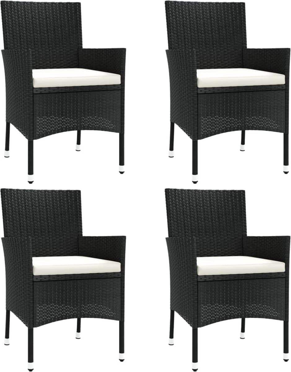 vidaxl tuinstoelen 4 st met