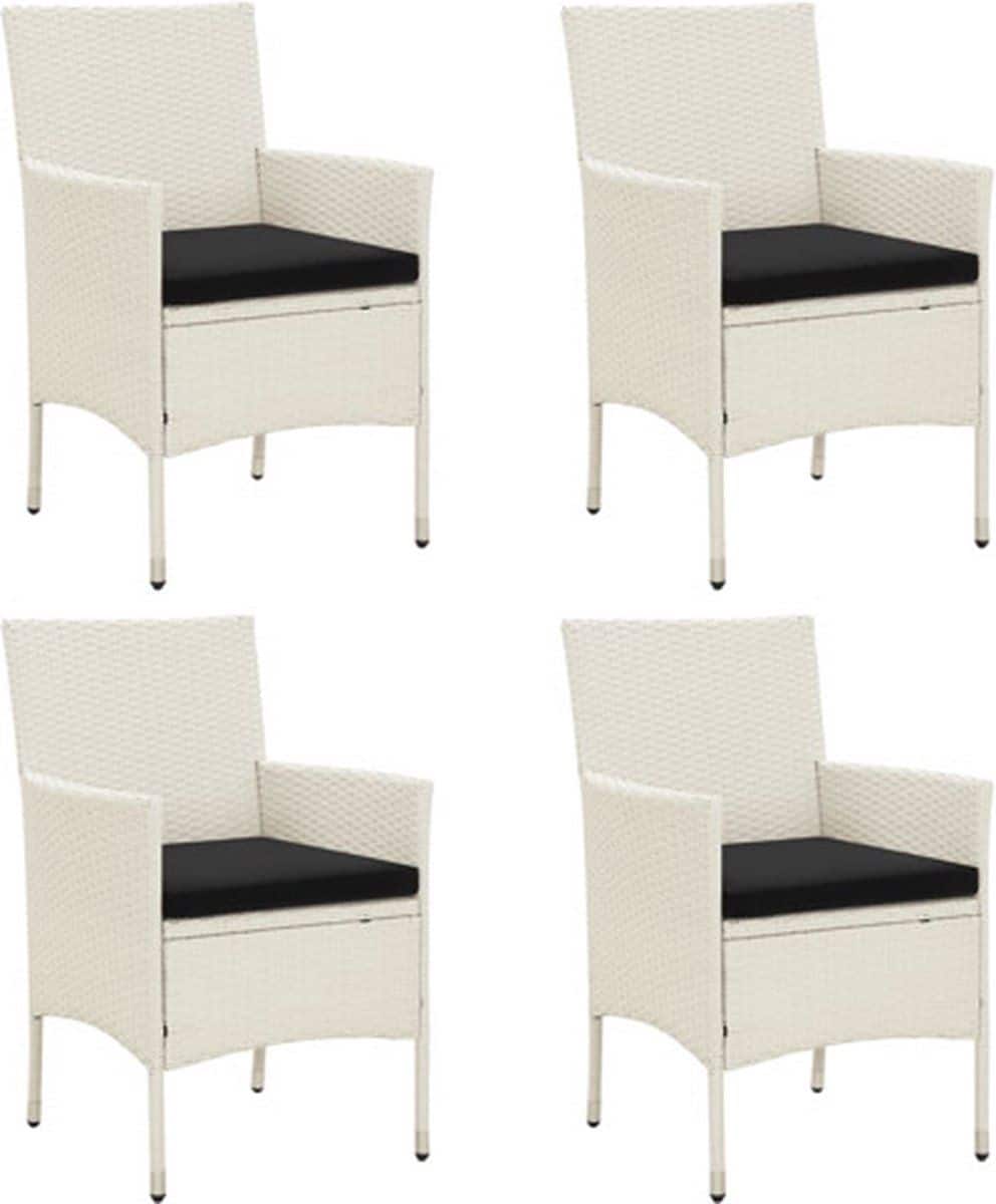 vidaxl tuinstoelen 4 st met