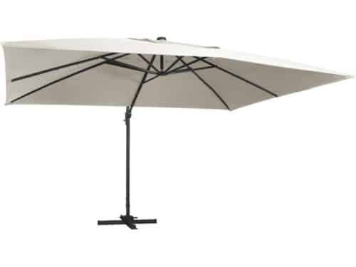 vidaXL - Zweefparasol - met - LED - en