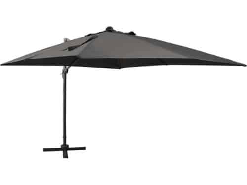 vidaXL - Zweefparasol - met - paal - en