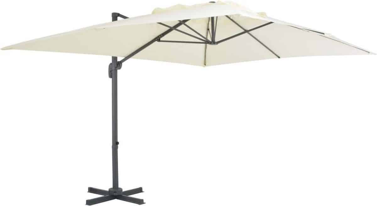 vidaxl zwevende parasol met aluminium