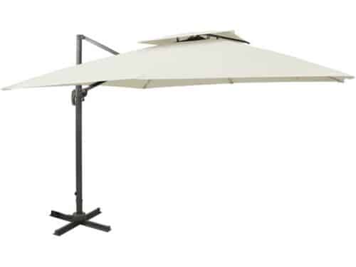 vidaXL - Zwevende - parasol - met - dubbele