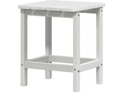 Vierkante Bijzettafel - Tuin Tafel Polyethyleen - Buiten Ontspannen