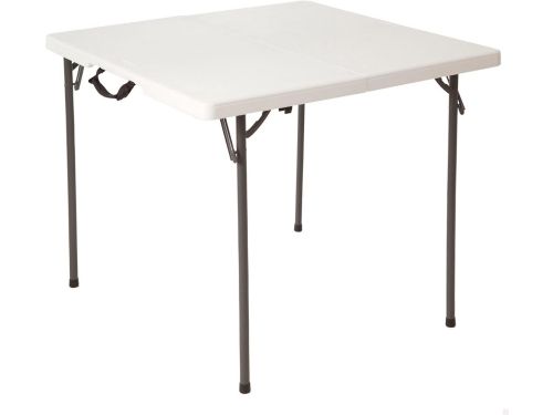 Vierkante Klaptafel Halfrond Opvouwbaar 86 4 cm Wit