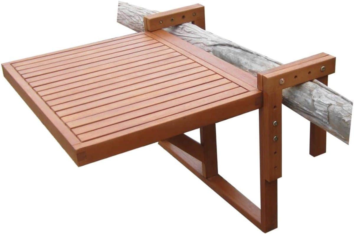 vin® balkontafel hangend inklapbaar balkonbar hangtafel voor aan