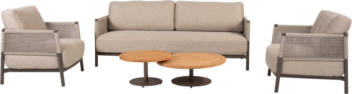 volta savanne stoel bank loungeset 5 delig teak terre 4